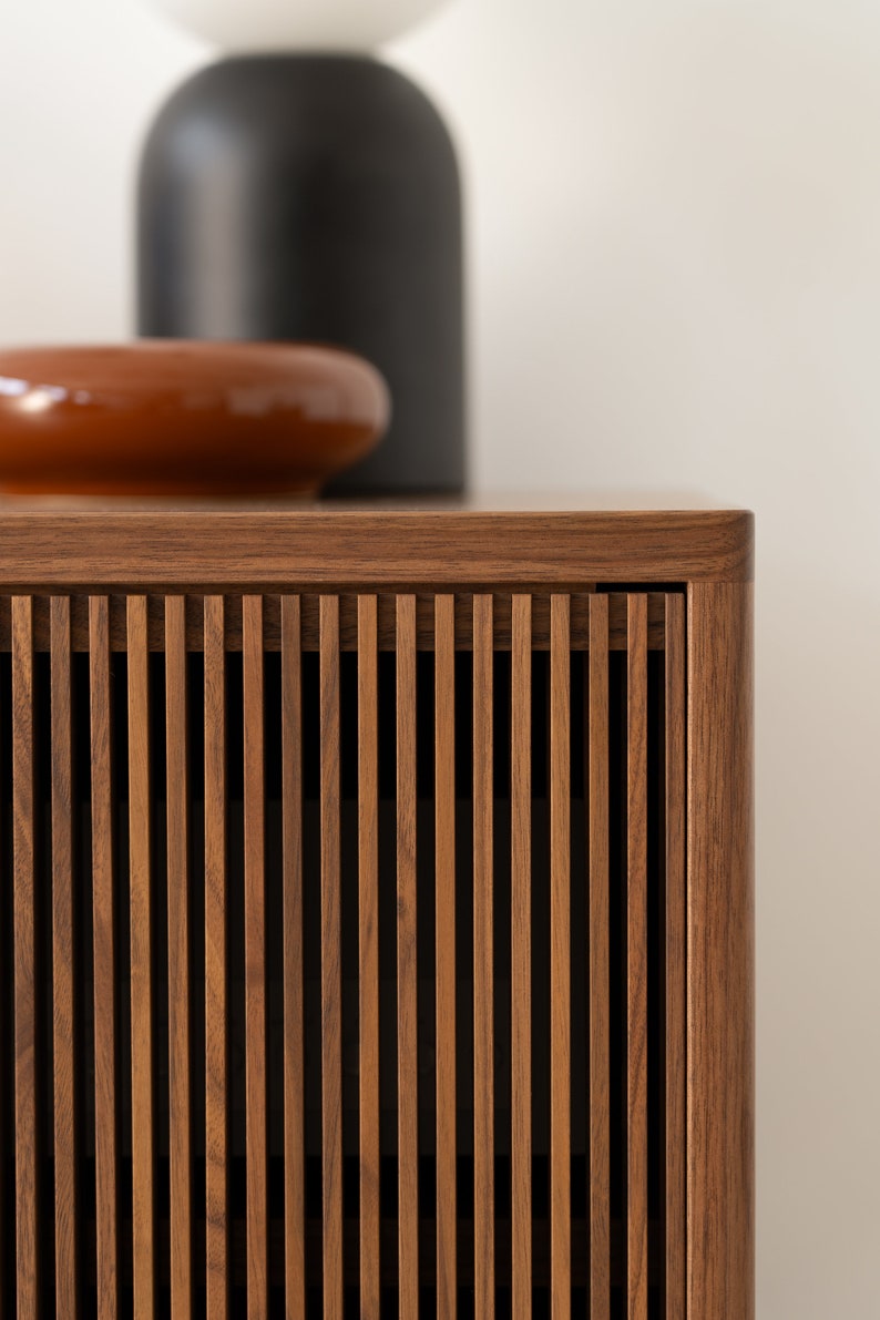 TONN 101 | Walnut Media Cabinet - Luxury Furniture by Cozie 