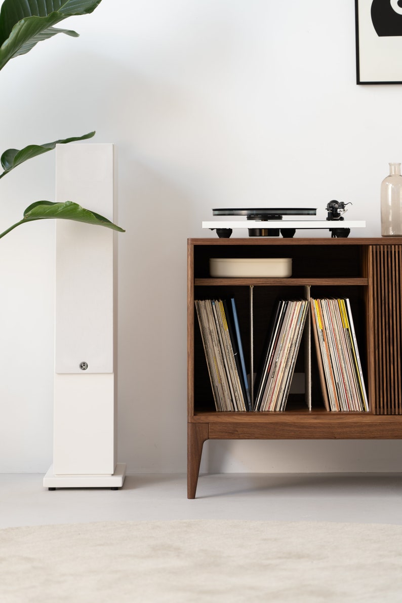 TONN 101 | Walnut Media Cabinet - Luxury Furniture by Cozie 