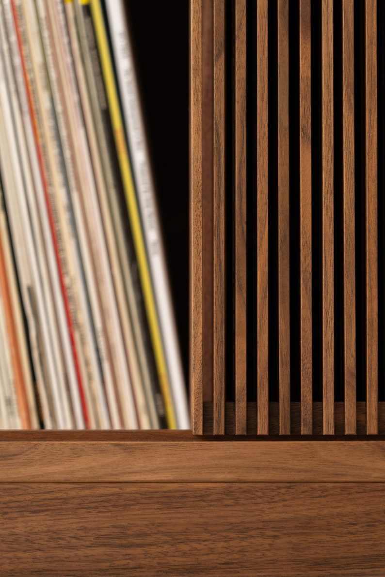 TONN 101 | Walnut Media Cabinet - Luxury Furniture by Cozie 
