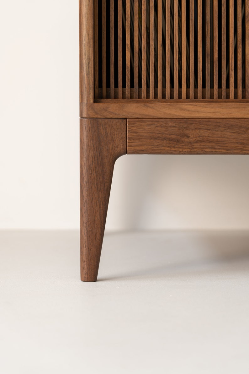 TONN 101 | Walnut Media Cabinet - Luxury Furniture by Cozie 