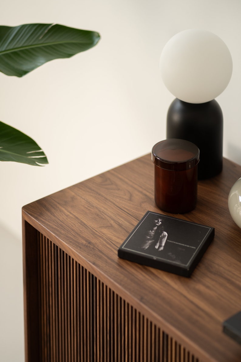 TONN 150 | Walnut Media Cabinet - Luxury Furniture by Cozie 