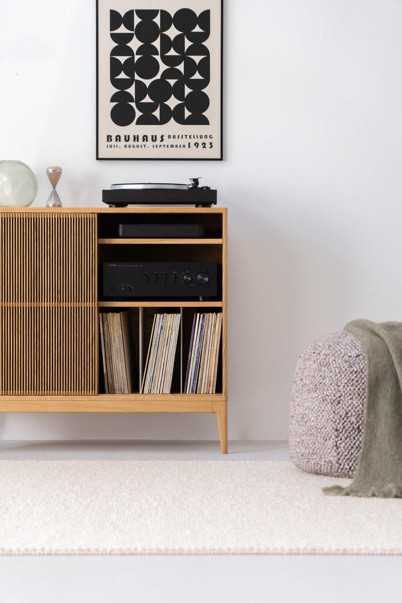 TONN High 101 | Oak Media Cabinet - Luxury Furniture by Cozie 
