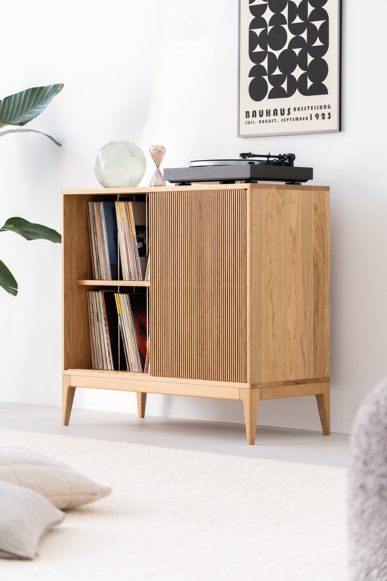 TONN High 101 | Oak Media Cabinet - Luxury Furniture by Cozie 