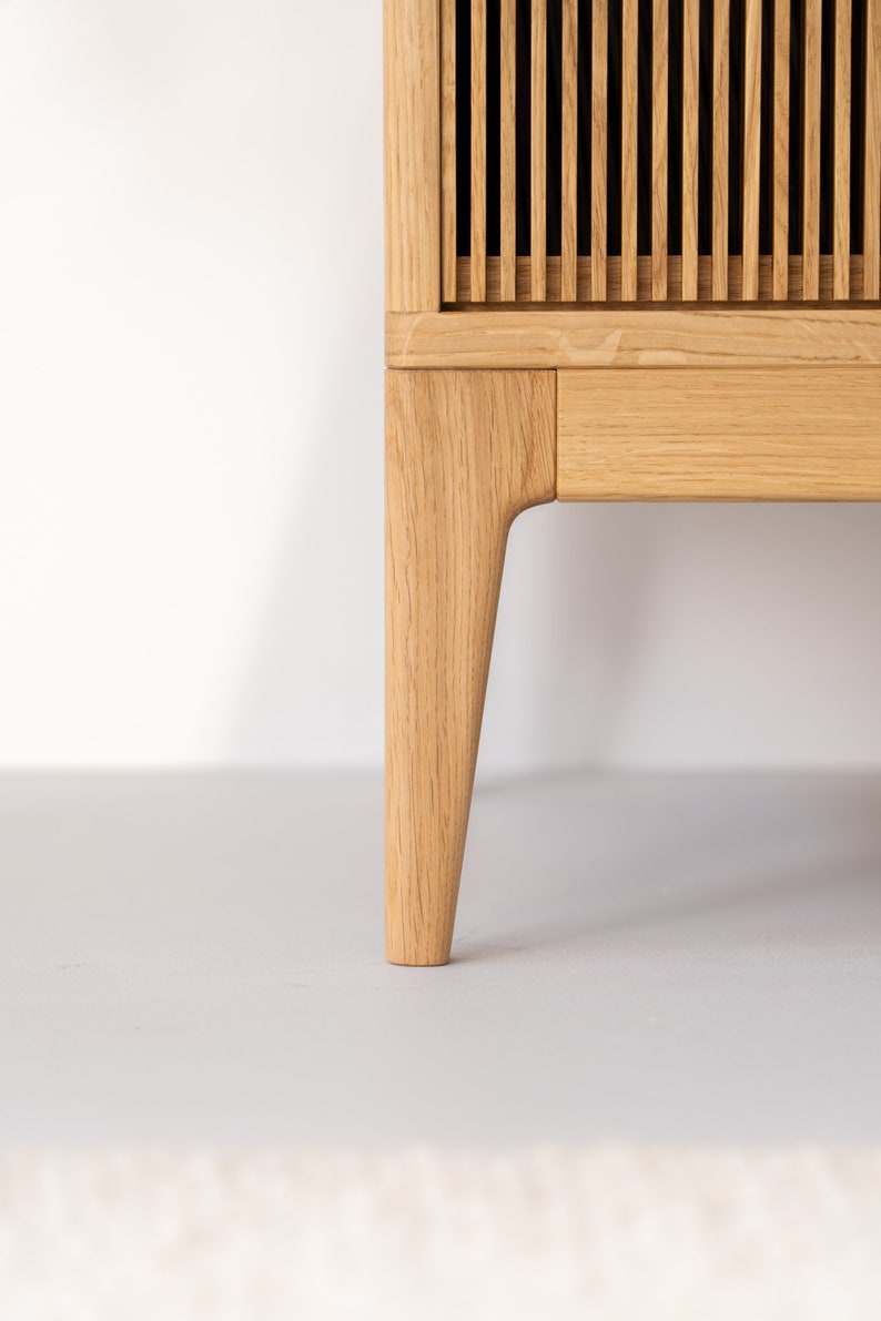 TONN High 101 | Oak Media Cabinet - Luxury Furniture by Cozie 