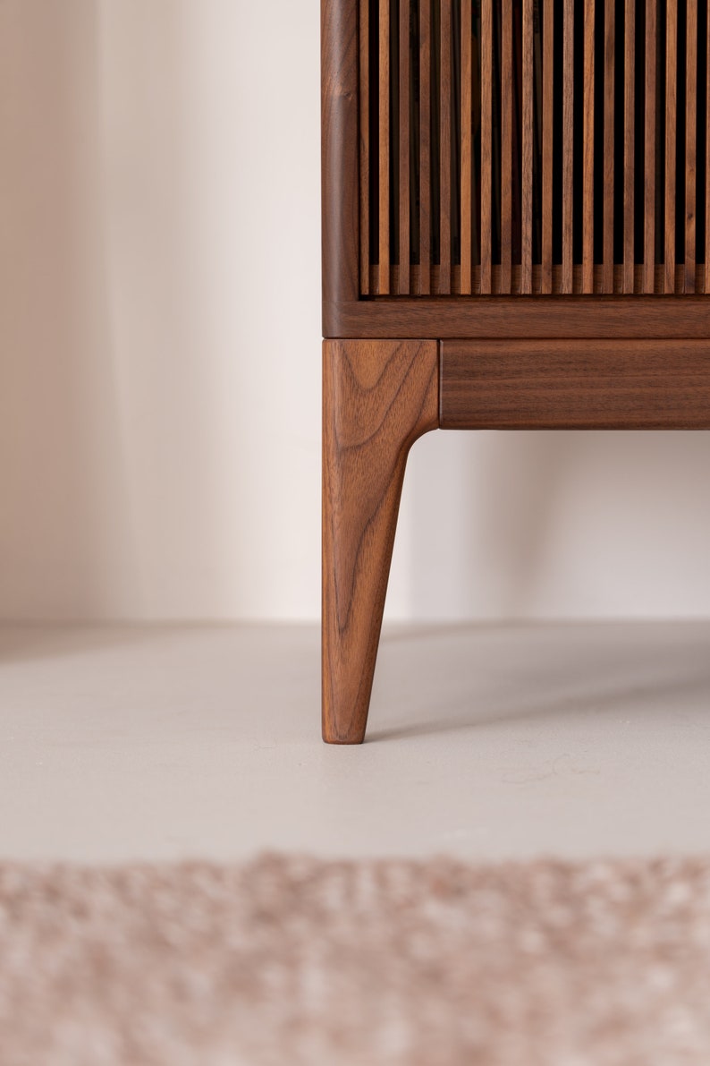 TONN High 101 | Walnut Media Cabinet - Luxury Furniture by Cozie 