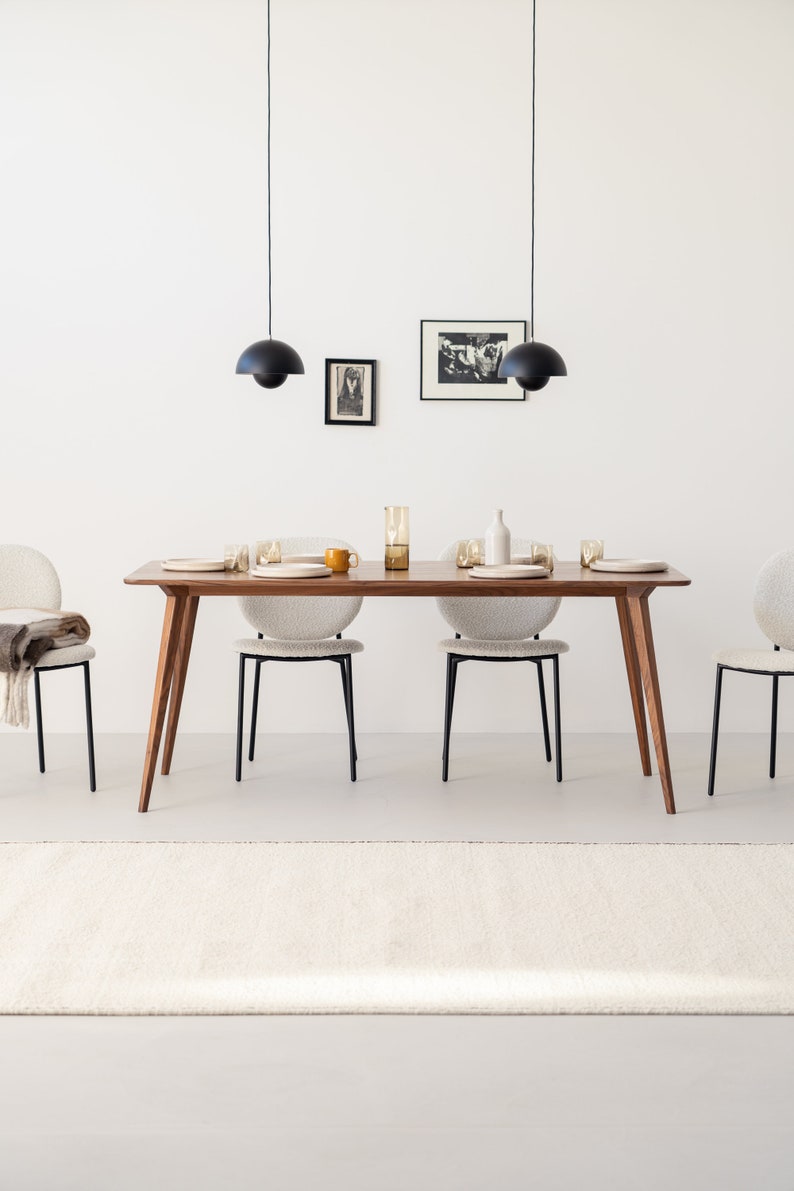 YRKE 180 | Walnut Dining Table - Luxury Furniture by Cozie 