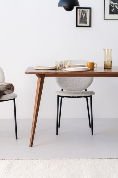 YRKE 180 | Walnut Dining Table - Luxury Furniture by Cozie 