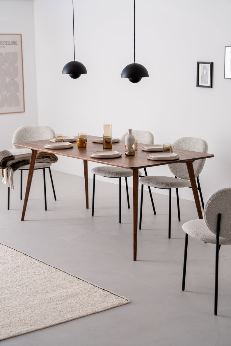 YRKE 180 | Walnut Dining Table - Luxury Furniture by Cozie 