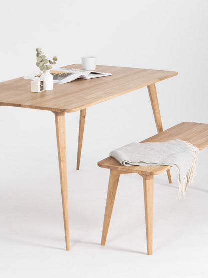 YRKE 180 Set | Oak Dining Table - Luxury Furniture by Cozie