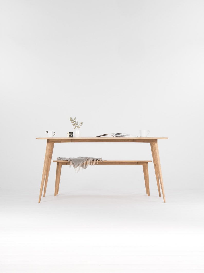 YRKE 180 Set | Oak Dining Table - Luxury Furniture by Cozie