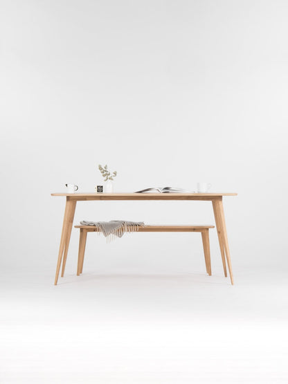 YRKE 180 Set | Oak Dining Table - Luxury Furniture by Cozie