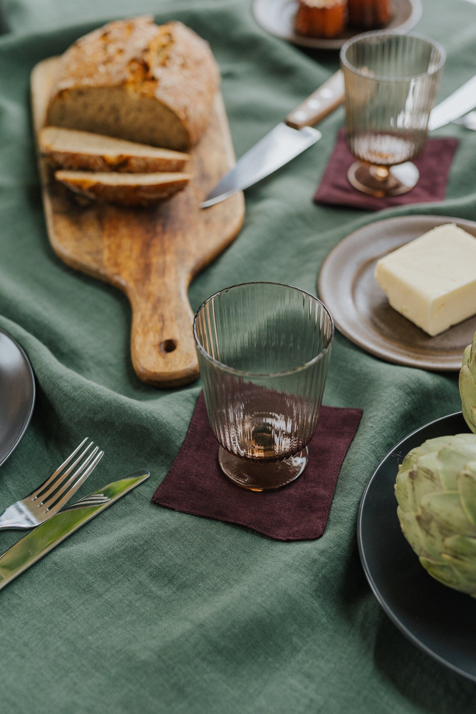 Linen Coasters - Luxury Kitchen and Dining by Cozie